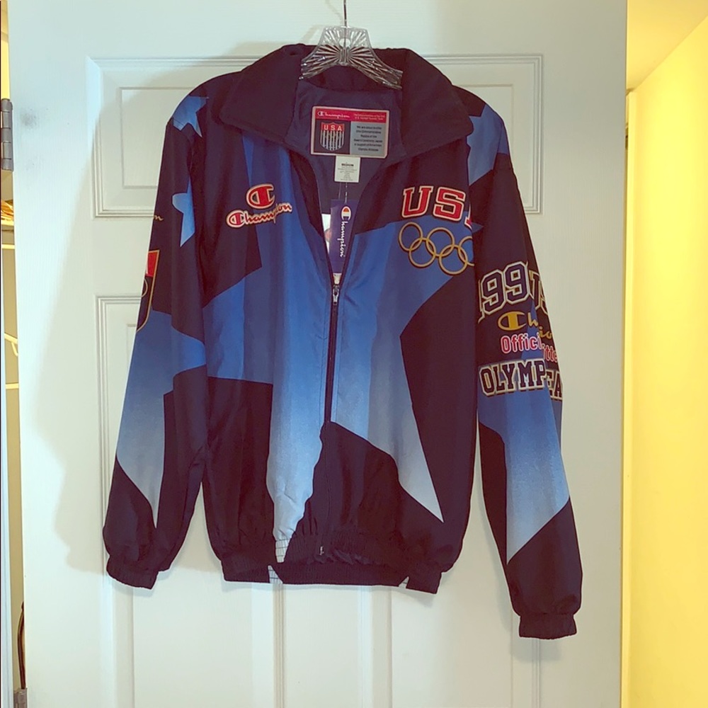 Champion USA 1996 Vintage Olympic Jacket Medium